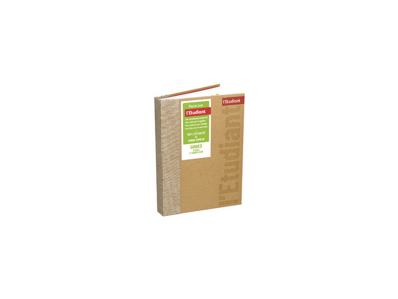 Oxford Agenda l'Etudiant KRAFT, 2026/2027, beige