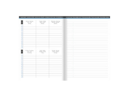 Clairefontaine Agenda scolaire 'WHEN 21', 2026/2027, assorti