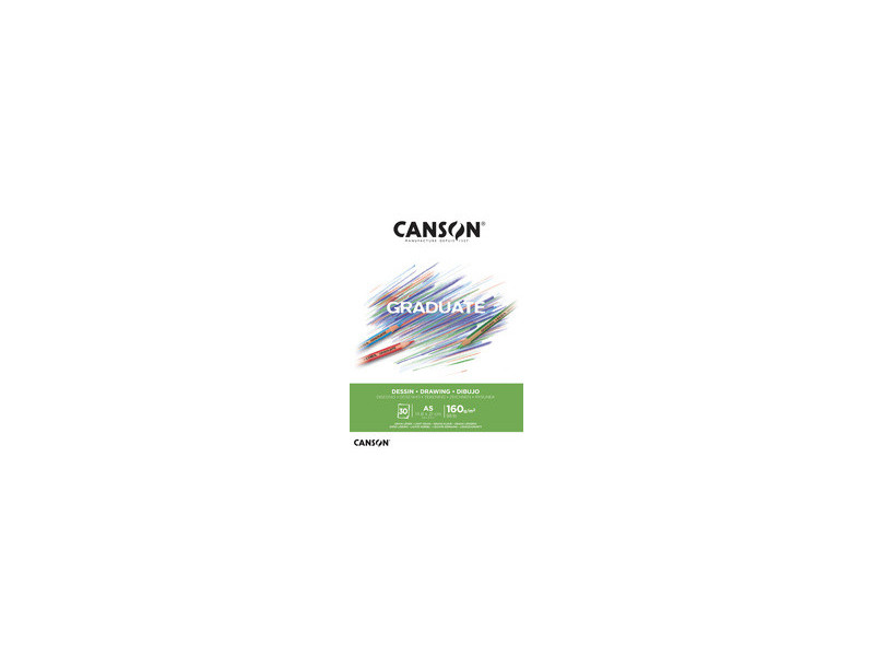 CANSON Bloc de dessin GRADUATE MIXED DESSIN, A4