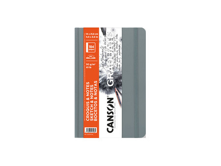 CANSON Carnet à croquis GRADUATE SKETCH & NOTES, bleu foncé