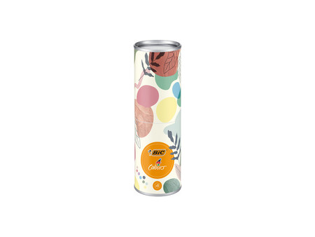 BIC Stylo à bille 4 Colours Mineral Tones, boîte de 8
