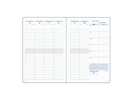 EXACOMPTA Agenda semainier SAS 20 Visuel 7, 2026/27, assorti