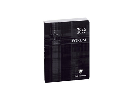 Clairefontaine Agenda scolaire FORUM Metric, 2026/2027, noir