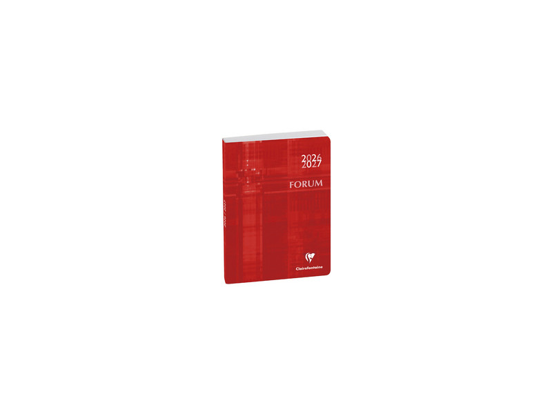 Clairefontaine Agenda scolaire FORUM Metric, 2026/2027,rouge