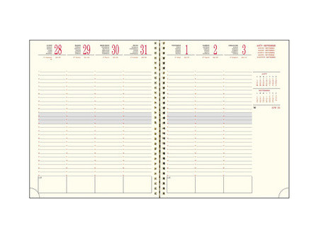 EXACOMPTA Agenda de bureau SAD 22S Méline, 2026/27, 16 mois