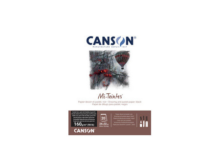 CANSON Papier beaux-arts Mi-Teintes, en bloc, 320 x 410 mm