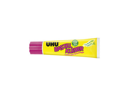 UHU Colle pour loisirs créatifs, sans solvant, tube de 90 g