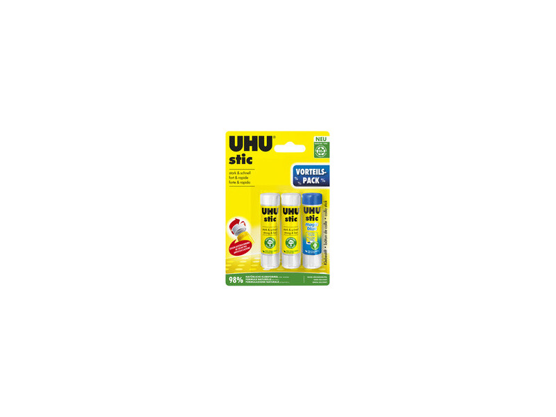 UHU Pack économique Bâtons de colle stic et stic Magic