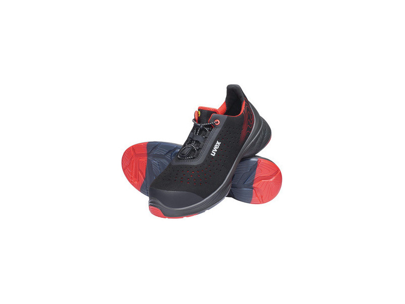 uvex Chaussure basse de sécurité 1 G2 S1P, pointure 45, noir