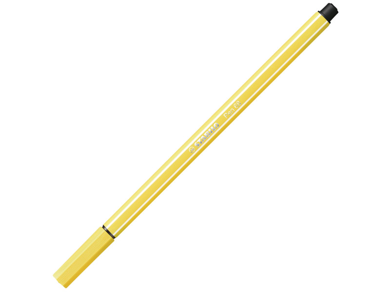 STABILO Stylo feutre Pen 68, largeur de tracé: 1,0 mm, jaune