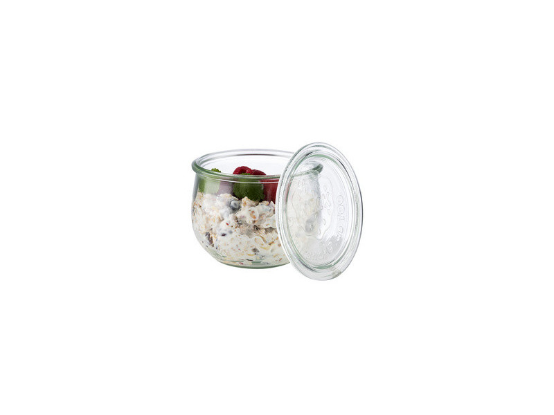 APS Bocal Weck avec couvercle, forme tulipe, 580 ml, set x6