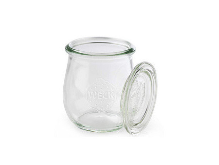 APS Bocal Weck avec couvercle, forme tulipe, 580 ml, set x6