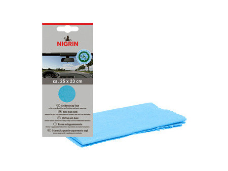 NIGRIN Chiffon anti-buée ECO, bleu, 250 x 230 mm