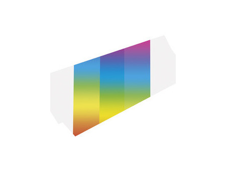 folia Papier transparent à decouper arc-en-ciel,220 x 510 mm