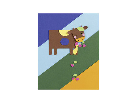folia Bloc de carton de bricolage, A3, couleurs