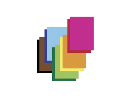folia Bloc de papier de couleur, A4, 130 g/m2, 20 feuilles