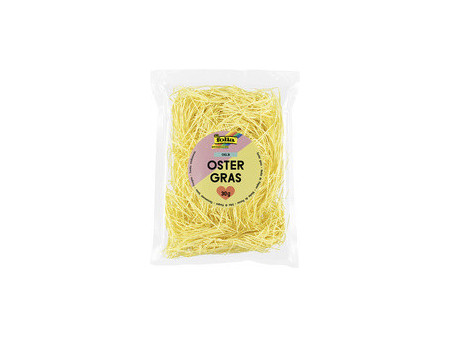 folia Herbe de décoration/herbe de Paques, 30 g, jaune