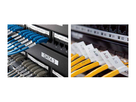 DYMO RHINO Etiquette en vinyle, 19 mm x 5,5 m, noir/blanc