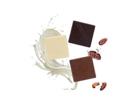 HELLMA Mini-tablette de chocolat belge, dans un carton