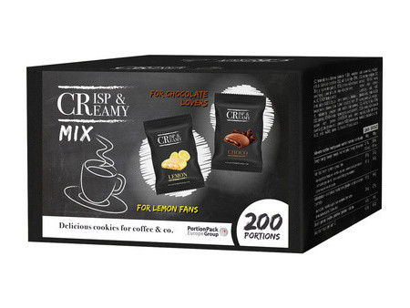HELLMA Biscuit 'Crisp & Creamy', dans un carton