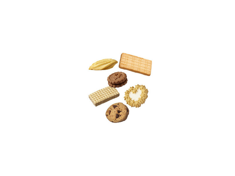 HELLMA Assortiment de biscuits 'Goldline', en boîte carton