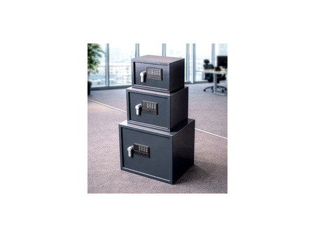 pavo Coffre-fort High Security, 80 litres, gris foncé