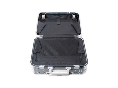 pavo Trolley pour déplacements d'affaires, aluminium, argent