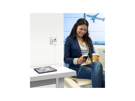 LogiLink Chargeur de voyage universel (EU/AUS/US/UK), 20 W