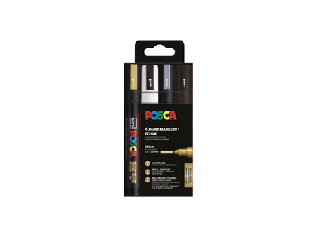 POSCA Marqueur à pigment PC-5M, étui de 8, assorti Standard