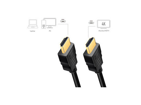 LogiLink Câble HDMI 2.0, fiche mâle A - mâle A, 3,0 m