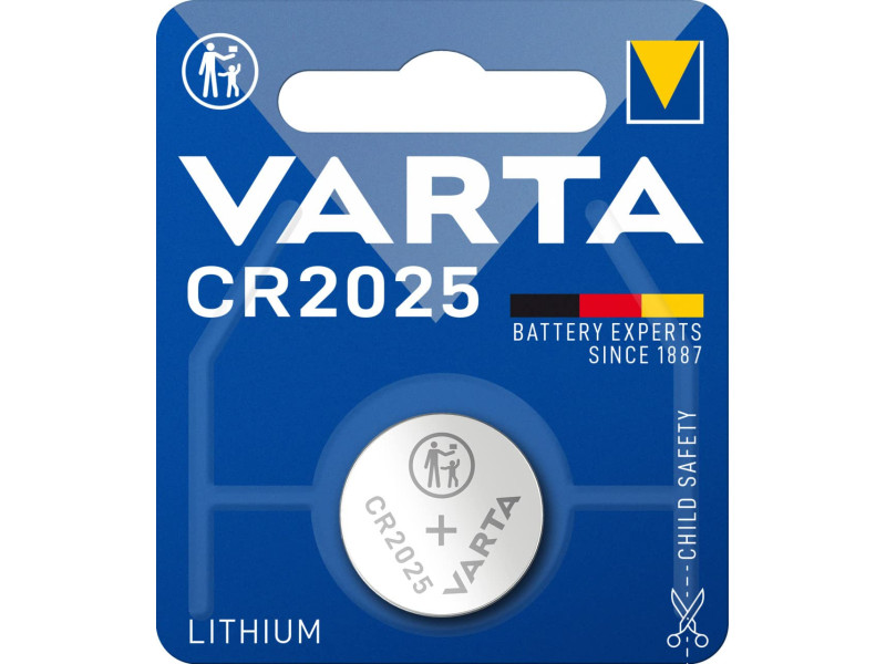 VARTA Pile bouton au lithium 'Electronics', CR2025, 3 V