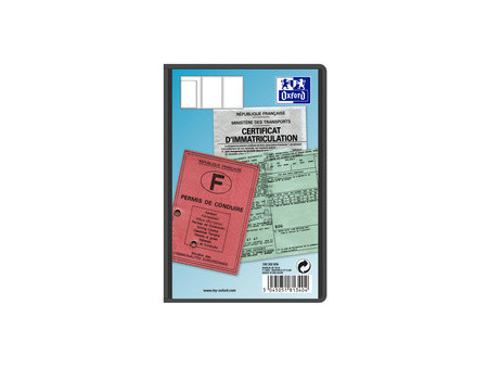 Oxford Etui de protection multipapiers voiture, 3 volets