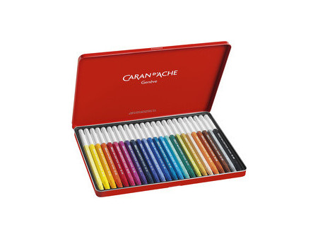 CARAN D'ACHE Feutre FIBRALO, boîte métal de 10
