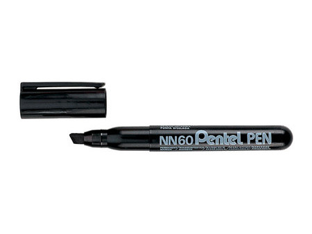 Pentel Marqueur permanent GREEN-LABEL NN60, noir