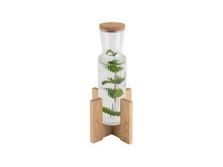 APS Pied pour carafe en verre VALO, en chêne
