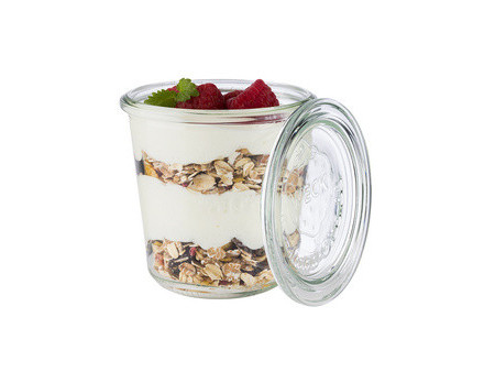 APS Bocal Weck avec couvercle, 140 ml, set de 12