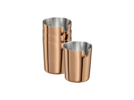 APS Pot avec bec verseur ALLURE, 40 ml, set de 4, cuivre