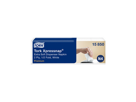 TORK Xpressnap Serviette, 213 x 165 mm, blanc naturel
