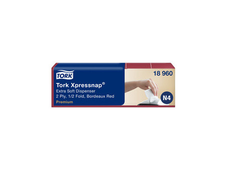TORK Xpressnap Serviette, 213 x 165 mm, blanc naturel