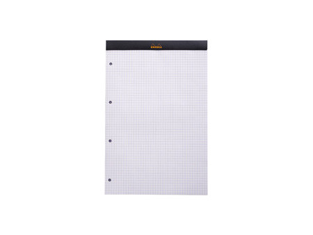 RHODIA Bloc agrafé No. 20, format A4+, quadrillé, lot de 3