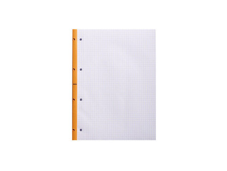 RHODIA Bloc de cours, format A4, quadrillé, orange, lot de 3