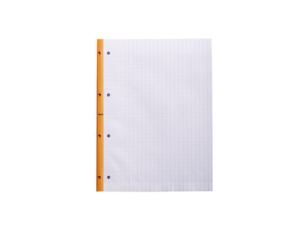 RHODIA Bloc de cours, format A4, quadrillé, orange, lot de 3