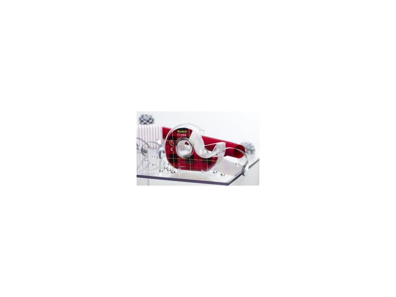 Scotch Ruban adhésif Crystal Clear 600, pack Caddy