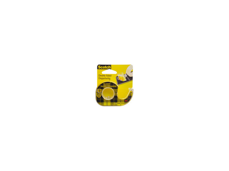 Scotch Ruban adhésif double face 665, 12 mm x 7,9 m