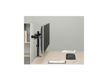LogiLink Support double écran, longueur bras 376 mm, noir