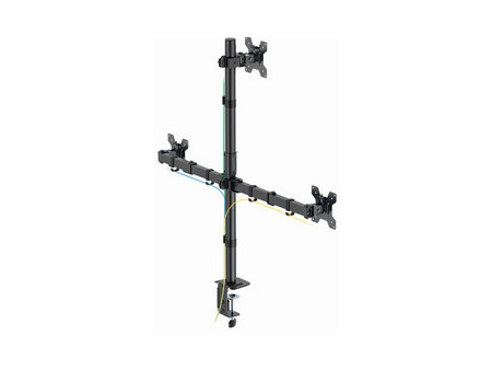 LogiLink Support triple écran, longueur bras 376 mm, noir