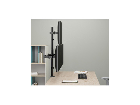 LogiLink Support triple écran, longueur bras 376 mm, noir