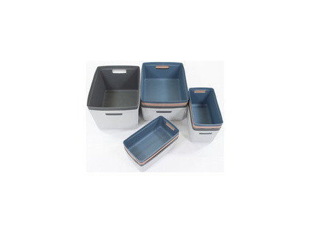 kangaro Couvercle pour boîte de rangement S, PP, bleu