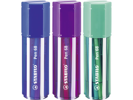 STABILO Feutre Pen 68, Big Pen Box de 20, assorti
