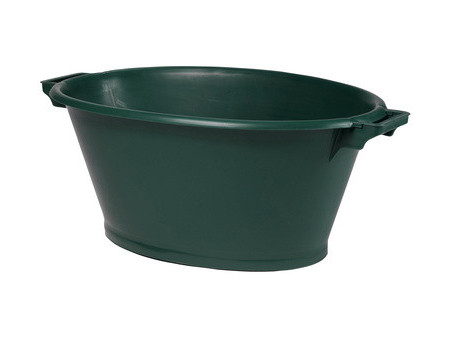 EDA Baquet oval, 50 litres, plastique, vert
